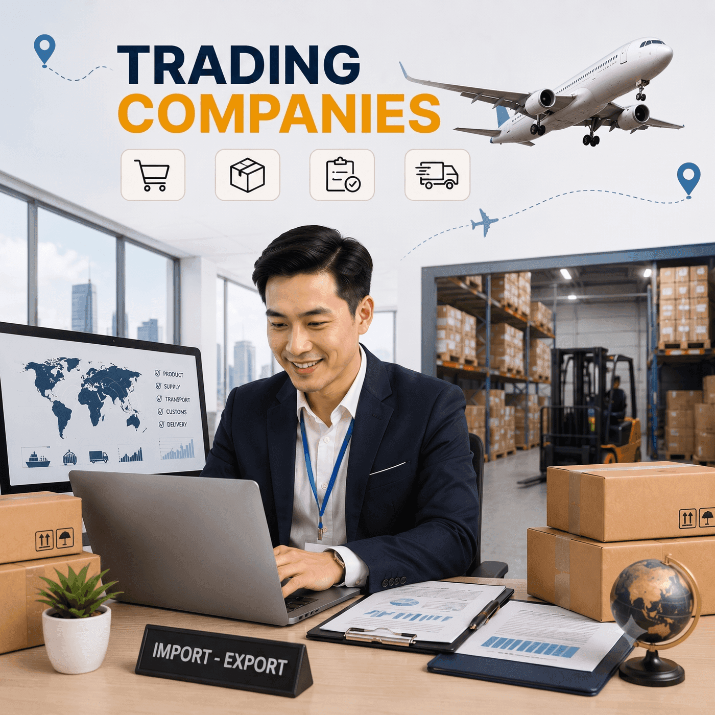 Trading and wholesale businesses with wide ranges, where HS classification takes judgement.