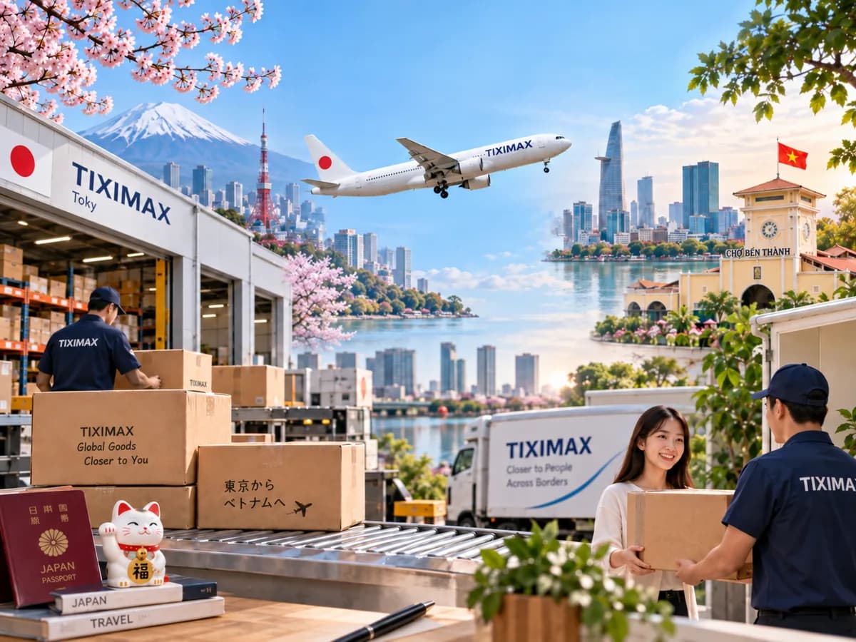 日本からベトナムへの国際配送